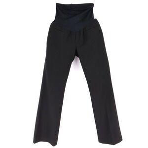 Gap Maternity Dress Pants Modern Fit Bootcut Womens Size 2 Black Pockets Stretch